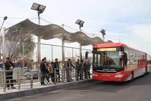 خدمات رسانی اتوبوس رانی با حداکثر ظرفیت در ایام پربارش پایتخت